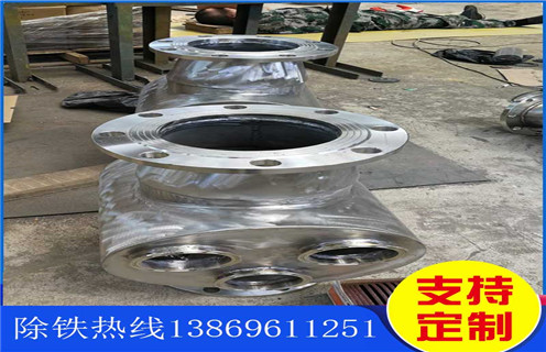 管道除鐵器，青海管道電磁除鐵器_遠力青海管道電磁除鐵器用途現貨參數表可定制工作原理_安裝示意圖 